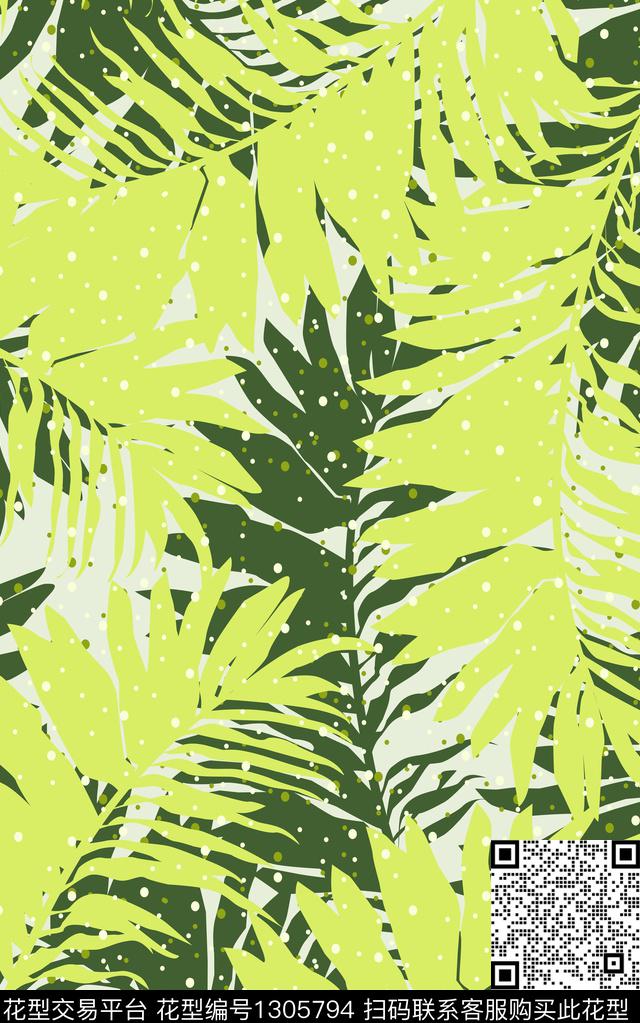 大牌风植物淑女传统印花华亿平台下载（图片编号: 1305794） - 瓦栏（Walan）