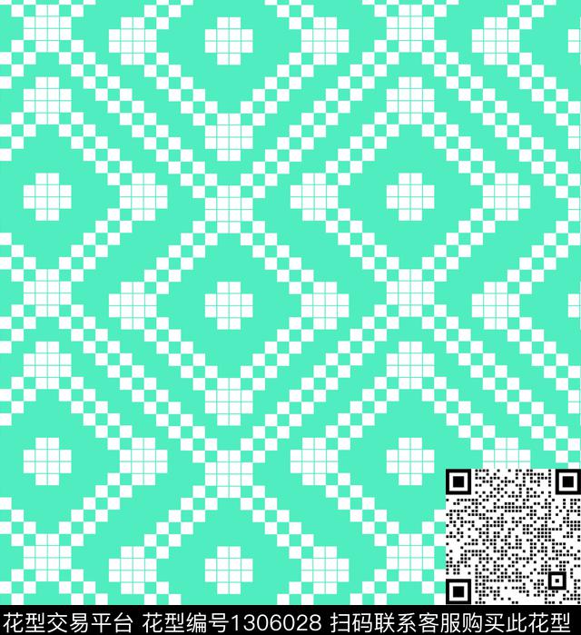 几何简约印花传统印花华亿平台下载（图片编号: 1306028） - 瓦栏（Walan）