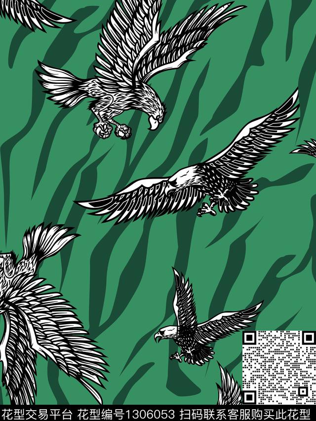 几何迷彩潮牌传统印花华亿平台下载（图片编号: 1306053） - 瓦栏（Walan）