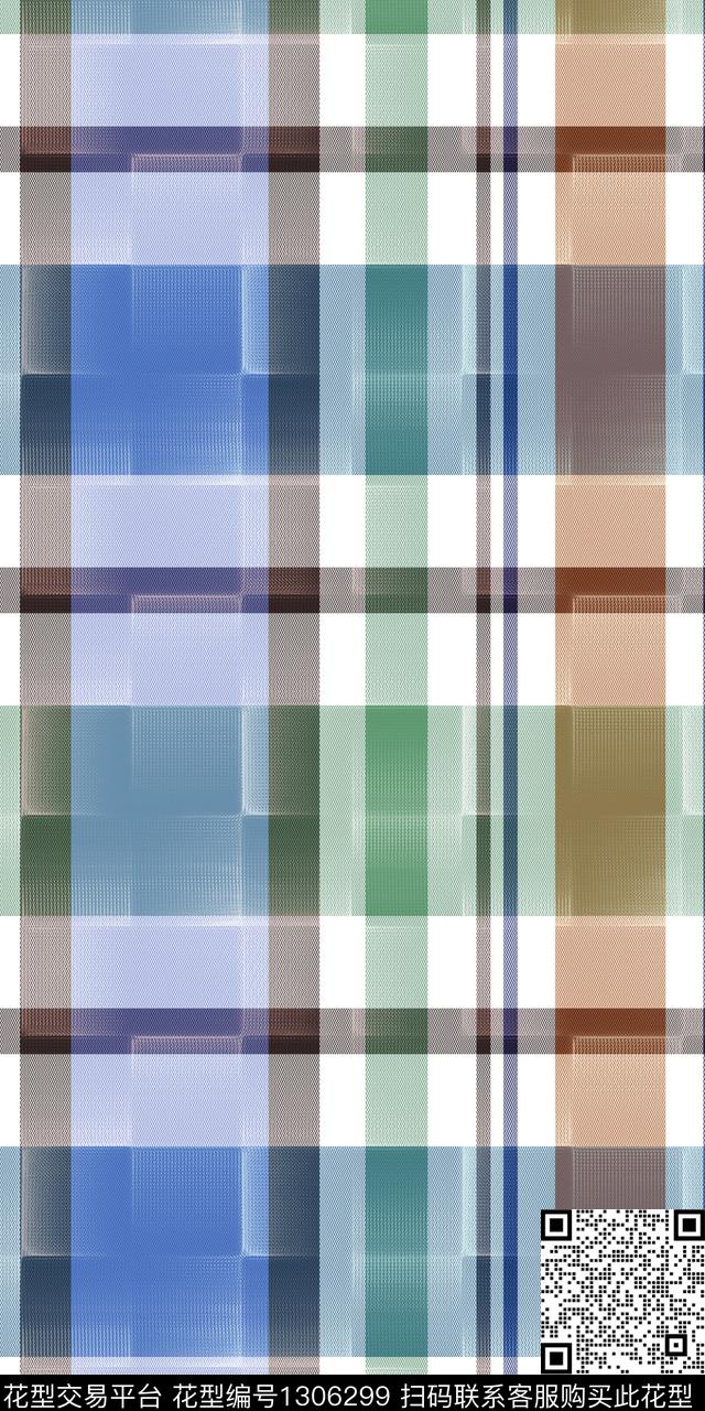 格子底纹抽象数码印花华亿平台下载（图片编号: 1306299） - 瓦栏（Walan）