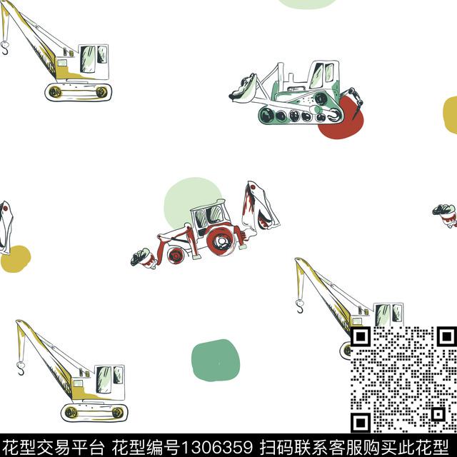 汽车几何定位挖掘机传统印花华亿平台下载（图片编号: 1306359） - 瓦栏（Walan）