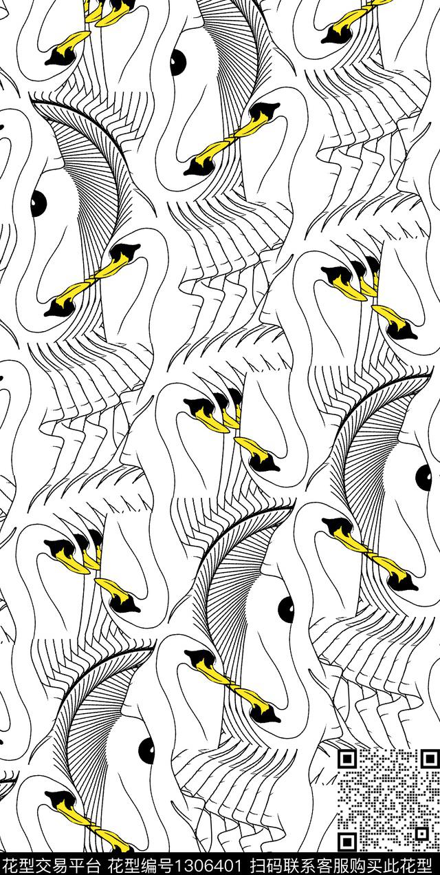 大牌风抽象小碎花数码印花华亿平台下载（图片编号: 1306401） - 瓦栏（Walan）