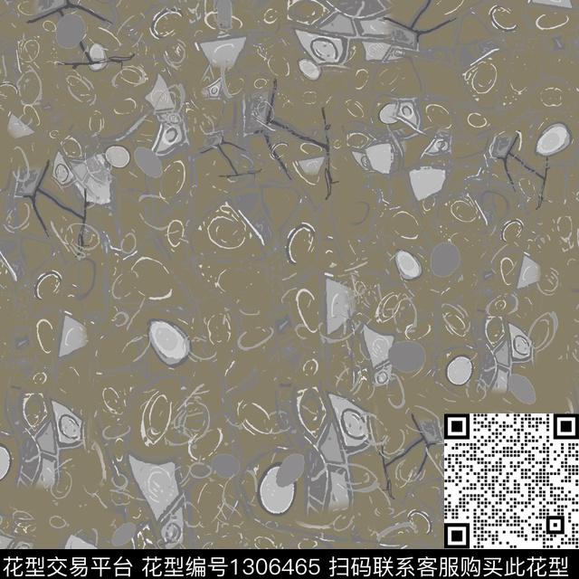 男装抽象肌理图案传统印花华亿平台下载（图片编号: 1306465） - 瓦栏（Walan）