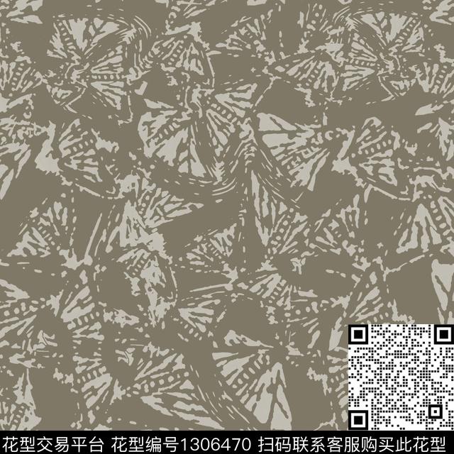 男装抽象肌理图案传统印花华亿平台下载（图片编号: 1306470） - 瓦栏（Walan）