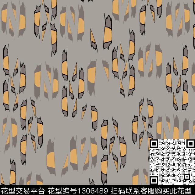 条纹图案手绘线条笔触男装休闲花卉传统印花华亿平台下载（图片编号: 1306489） - 瓦栏（Walan）