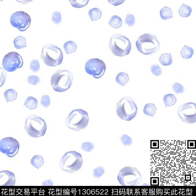水彩抽象波点数码印花华亿平台下载（图片编号: 1306522） - 瓦栏（Walan）