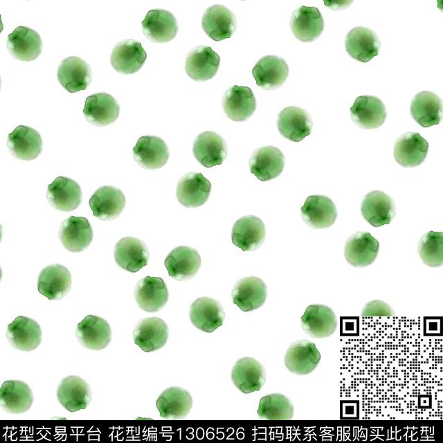 水彩抽象波点数码印花华亿平台下载（图片编号: 1306526） - 瓦栏（Walan）