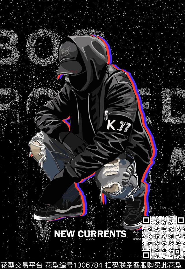 大牌风定位男装印花T桖卫衣印花数码印花华亿平台下载（图片编号: 1306784） - 瓦栏（Walan）