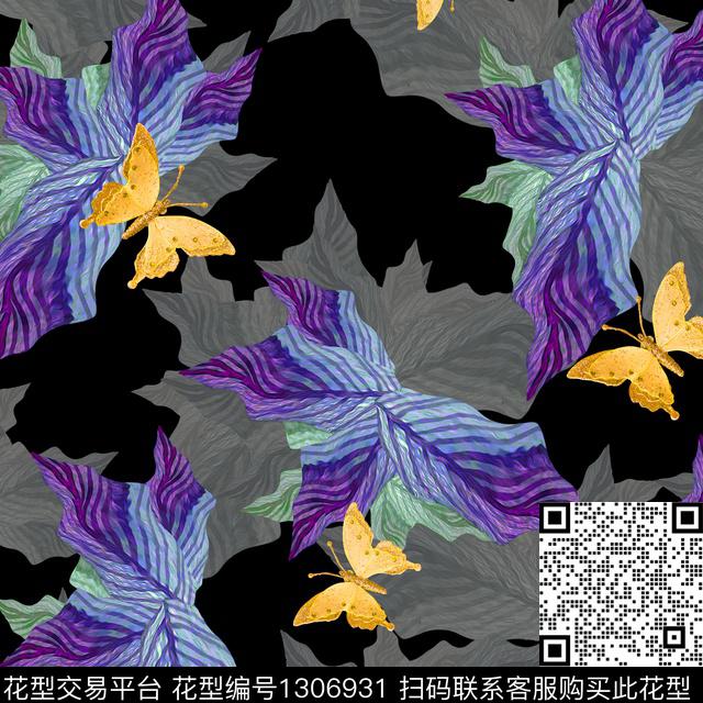 纸印花绿植树叶女装传统印花华亿平台下载（图片编号: 1306931） - 瓦栏（Walan）