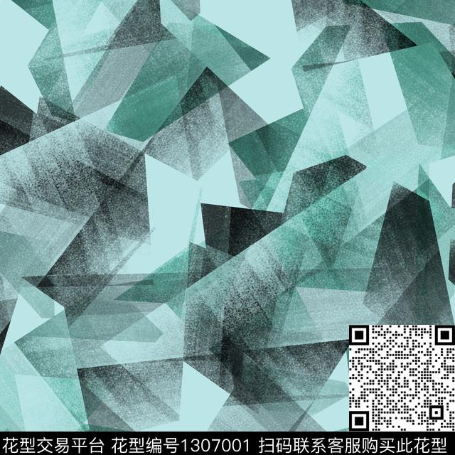 纸印花男装满版花抽象男装传统印花华亿平台下载（图片编号: 1307001） - 瓦栏（Walan）