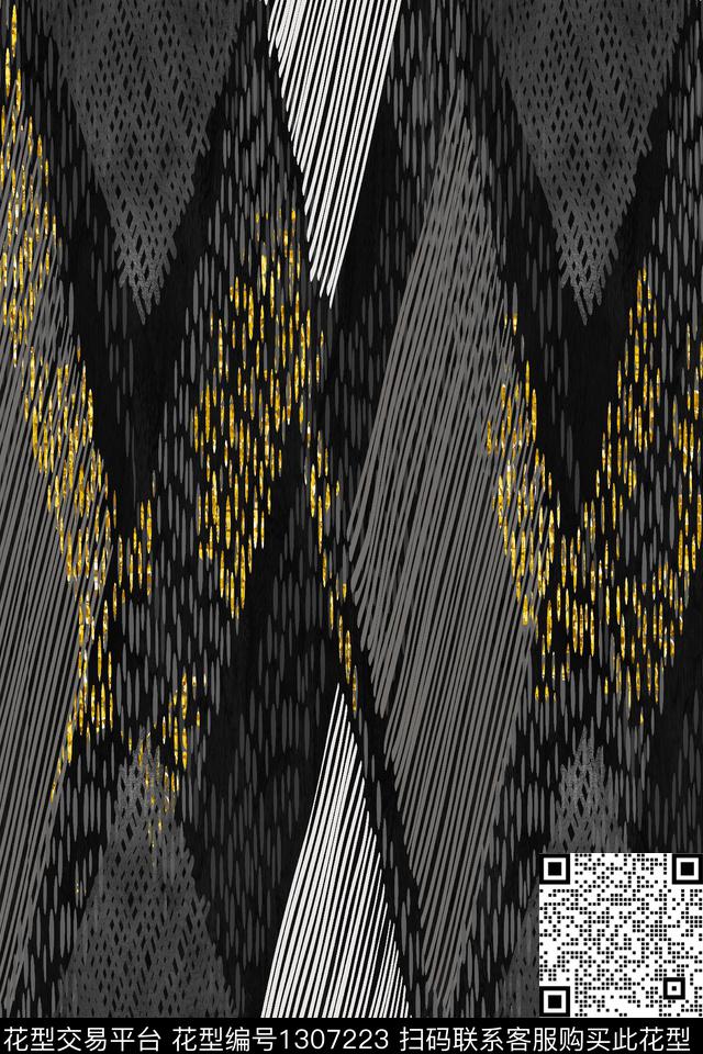 抽象数码印花华亿平台下载（图片编号: 1307223） - 瓦栏（Walan）