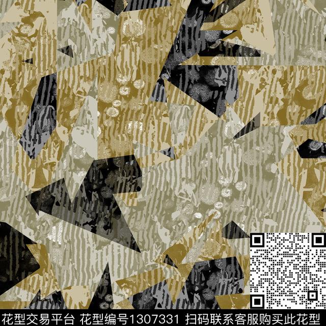 纸印花几何男装传统印花华亿平台下载（图片编号: 1307331） - 瓦栏（Walan）