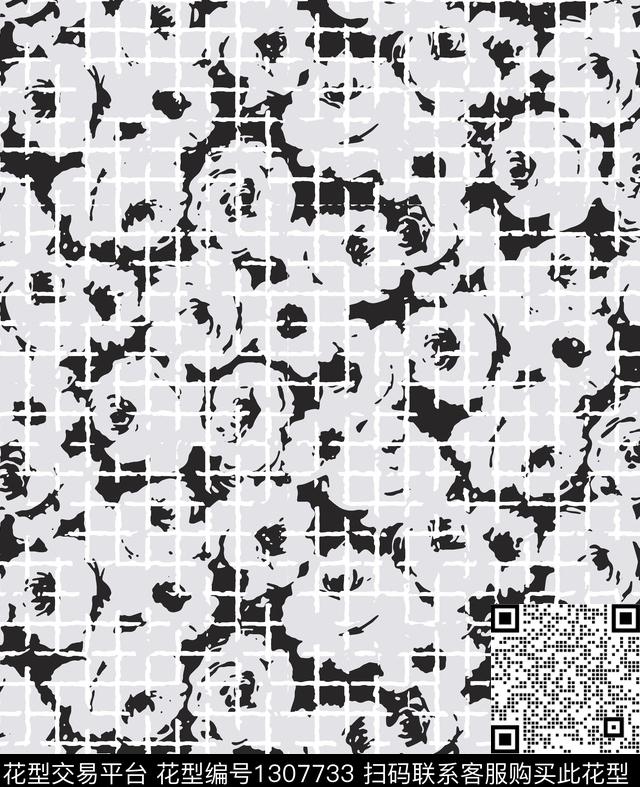 几何男装迷彩传统印花华亿平台下载（图片编号: 1307733） - 瓦栏（Walan）