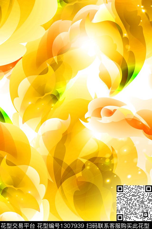 连衣裙女装大牌风数码印花华亿平台下载（图片编号: 1307939） - 瓦栏（Walan）