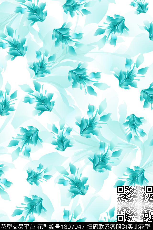 连衣裙女装大牌风数码印花华亿平台下载（图片编号: 1307947） - 瓦栏（Walan）