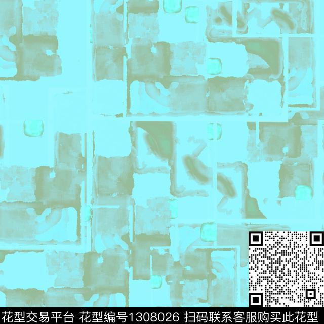 渐变几何抽象数码印花华亿平台下载（图片编号: 1308026） - 瓦栏（Walan）