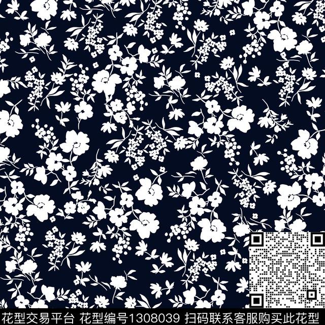 女装满版散花抽象传统印花华亿平台下载（图片编号: 1308039） - 瓦栏（Walan）