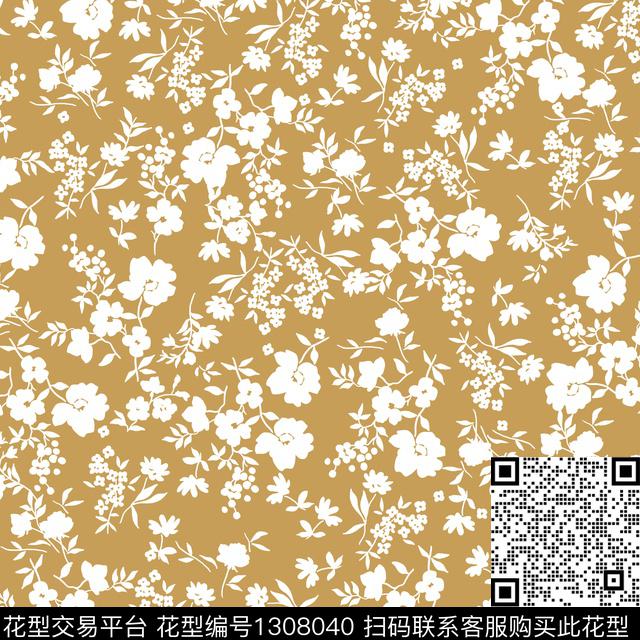 女装满版散花抽象传统印花华亿平台下载（图片编号: 1308040） - 瓦栏（Walan）