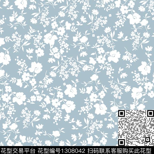 女装满版散花抽象传统印花华亿平台下载（图片编号: 1308042） - 瓦栏（Walan）