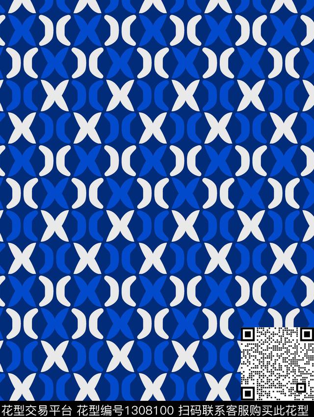 几何抽象小碎花传统印花华亿平台下载（图片编号: 1308100） - 瓦栏（Walan）