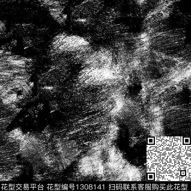 黑白华亿平台纸印花男装传统印花华亿平台下载（图片编号: 1308141） - 瓦栏（Walan）