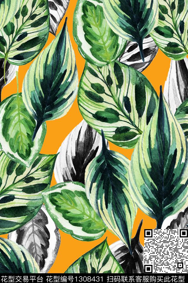 花卉大牌风水彩花卉数码印花华亿平台下载（图片编号: 1308431） - 瓦栏（Walan）