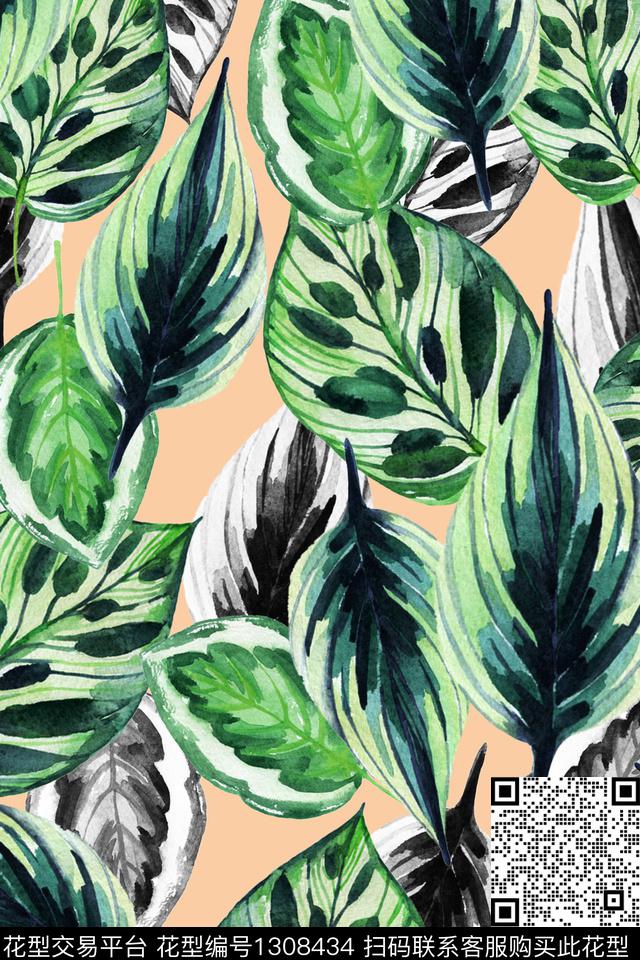 花卉大牌风水彩花卉数码印花华亿平台下载（图片编号: 1308434） - 瓦栏（Walan）