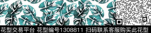 棕榈树热带华亿平台绿植树叶传统印花华亿平台下载（图片编号: 1308811） - 瓦栏（Walan）