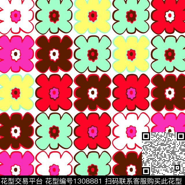 春夏华亿平台童款系列可爱系列传统印花华亿平台下载（图片编号: 1308881） - 瓦栏（Walan）