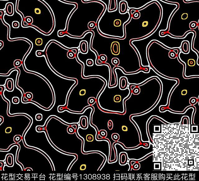 几何男装迷彩传统印花华亿平台下载（图片编号: 1308938） - 瓦栏（Walan）