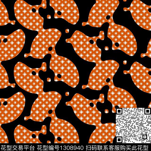 几何男装迷彩传统印花华亿平台下载（图片编号: 1308940） - 瓦栏（Walan）