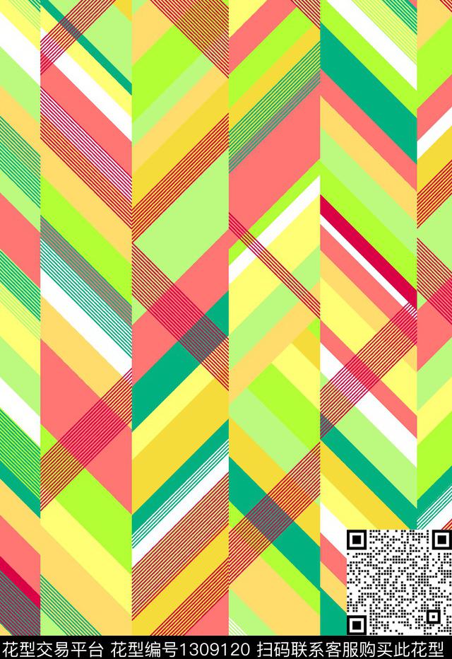 春夏华亿平台童款衣裙系列五彩元素传统印花华亿平台下载（图片编号: 1309120） - 瓦栏（Walan）