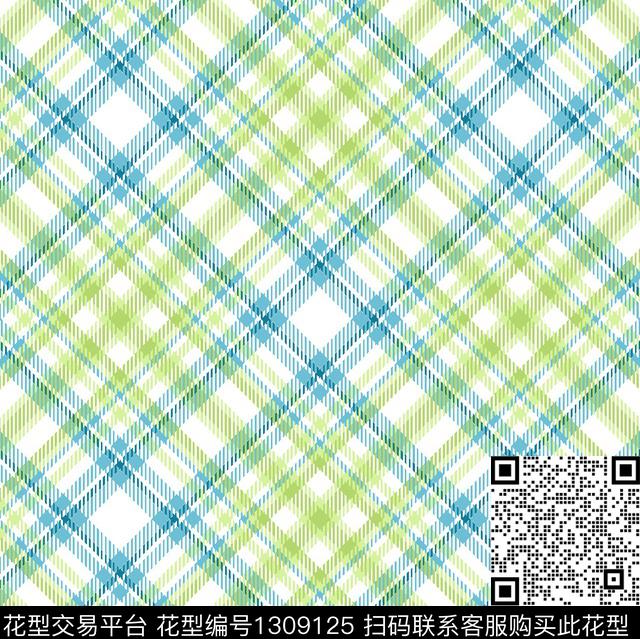 春夏华亿平台格子系列少女衣裙传统印花华亿平台下载（图片编号: 1309125） - 瓦栏（Walan）