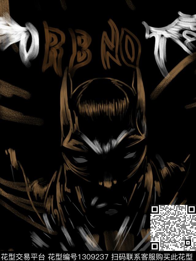 定位花手绘时尚休闲数码印花华亿平台下载（图片编号: 1309237） - 瓦栏（Walan）