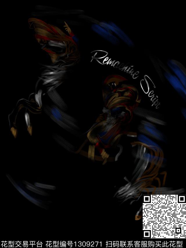 定位花简欧抽象数码印花华亿平台下载（图片编号: 1309271） - 瓦栏（Walan）