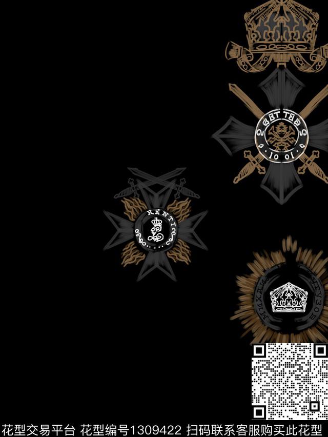 定位花时尚简欧数码印花华亿平台下载（图片编号: 1309422） - 瓦栏（Walan）