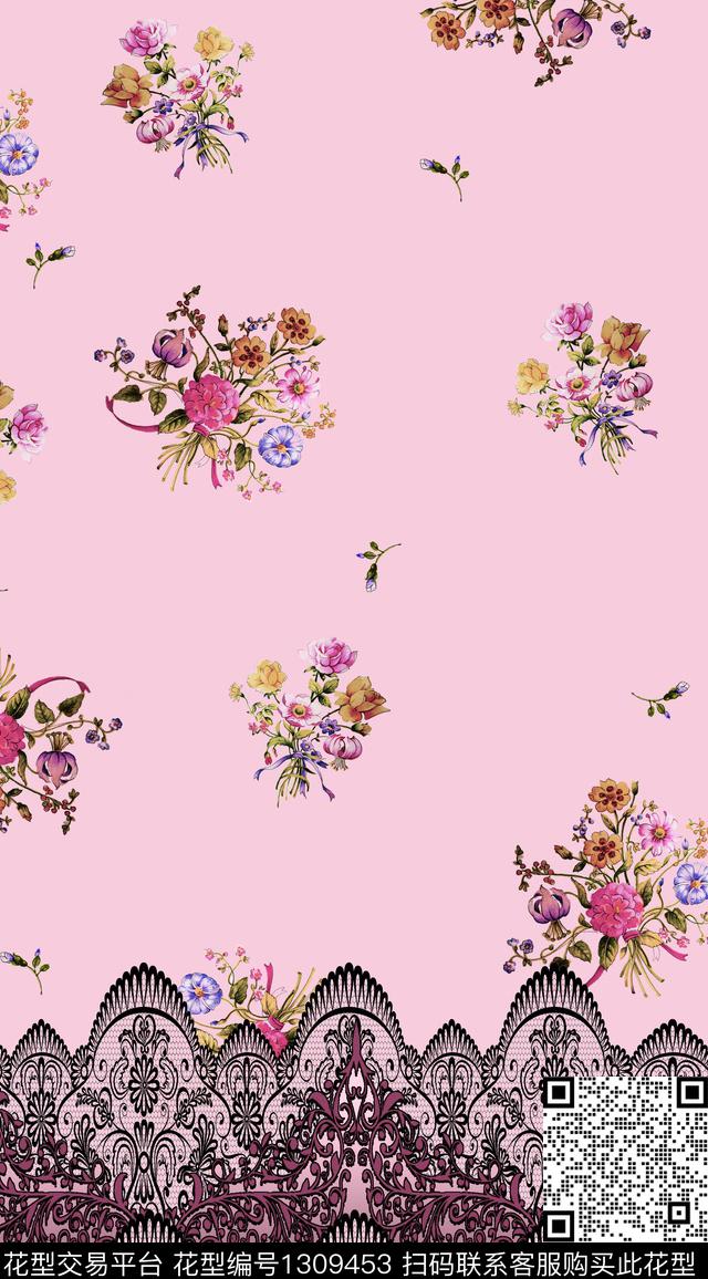 定位花潮牌大牌风数码印花华亿平台下载（图片编号: 1309453） - 瓦栏（Walan）