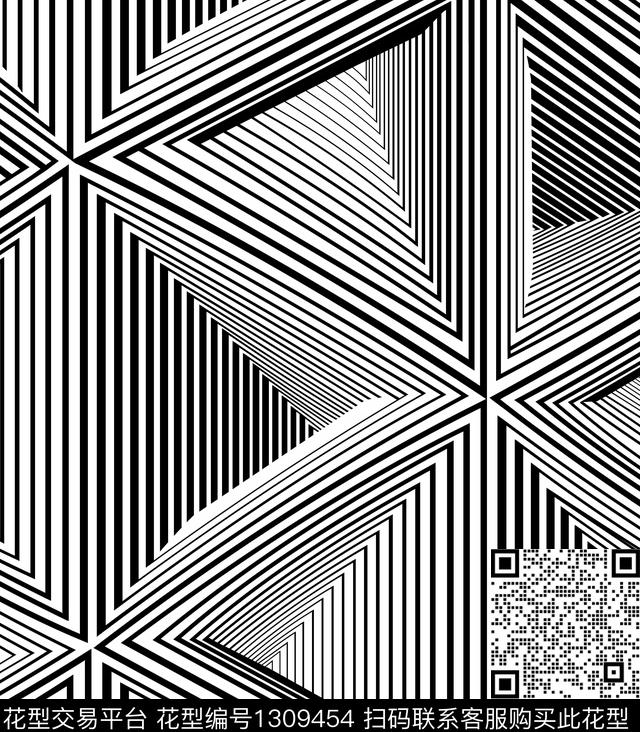 几何潮牌大牌风传统印花华亿平台下载（图片编号: 1309454） - 瓦栏（Walan）
