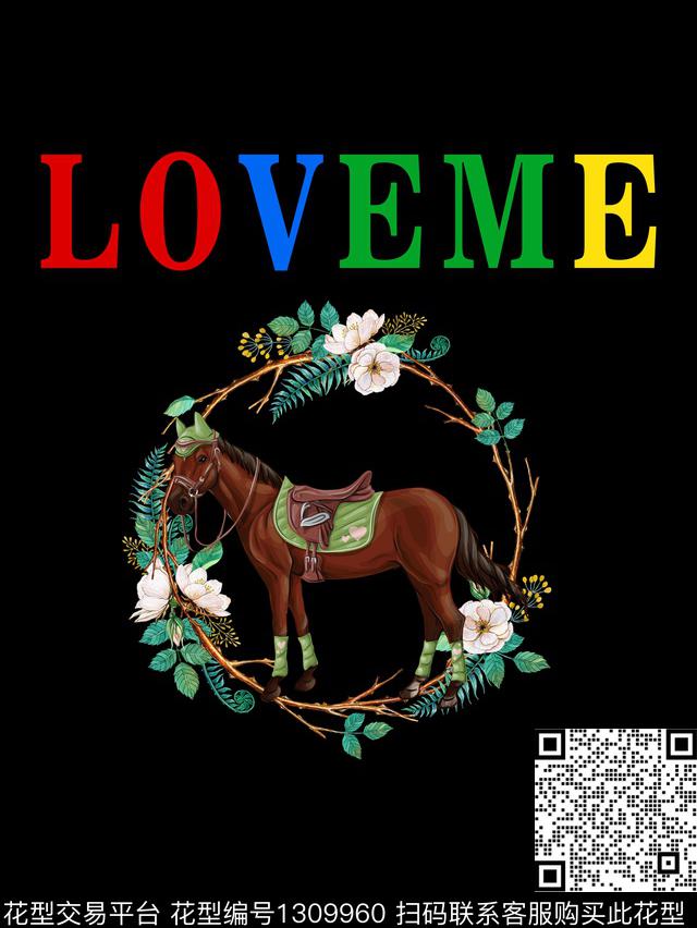 动物花卉潮牌抽象数码印花华亿平台下载（图片编号: 1309960） - 瓦栏（Walan）