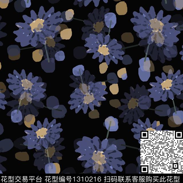 几何花卉男装休闲花卉数码印花华亿平台下载（图片编号: 1310216） - 瓦栏（Walan）