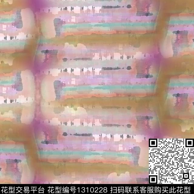 几何抽象条纹图案数码印花华亿平台下载（图片编号: 1310228） - 瓦栏（Walan）