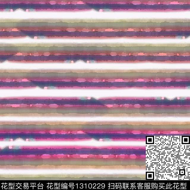 几何抽象条纹图案数码印花华亿平台下载（图片编号: 1310229） - 瓦栏（Walan）