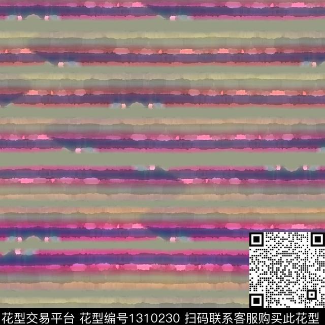 几何抽象条纹图案数码印花华亿平台下载（图片编号: 1310230） - 瓦栏（Walan）