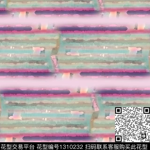 几何抽象条纹图案数码印花华亿平台下载（图片编号: 1310232） - 瓦栏（Walan）