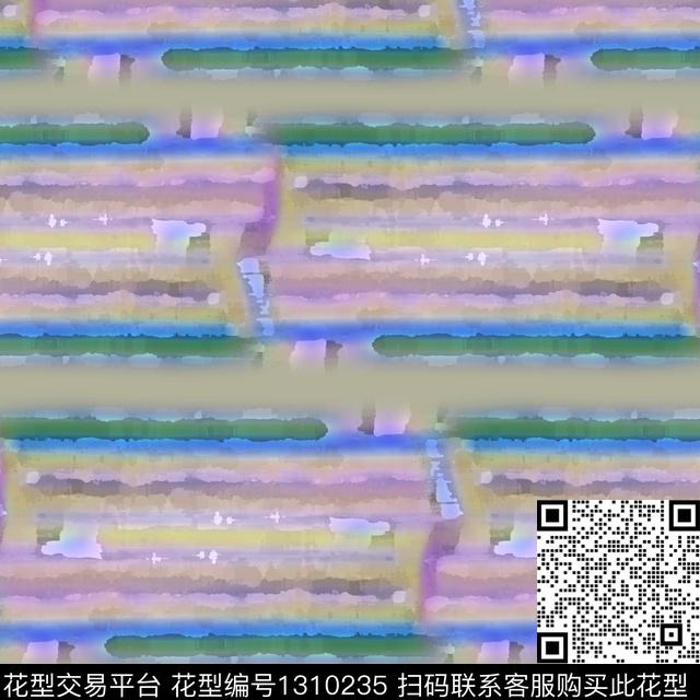 几何抽象条纹图案数码印花华亿平台下载（图片编号: 1310235） - 瓦栏（Walan）