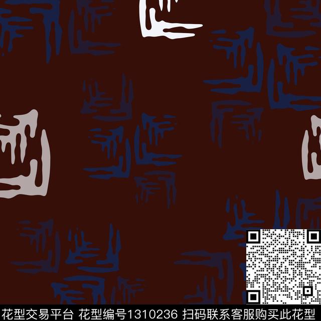 几何抽象手绘线条笔触传统印花华亿平台下载（图片编号: 1310236） - 瓦栏（Walan）