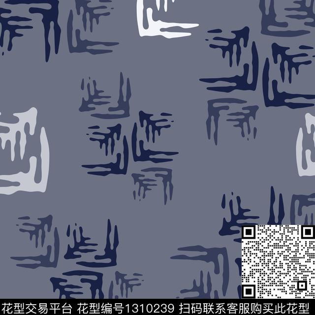 几何抽象手绘线条笔触传统印花华亿平台下载（图片编号: 1310239） - 瓦栏（Walan）