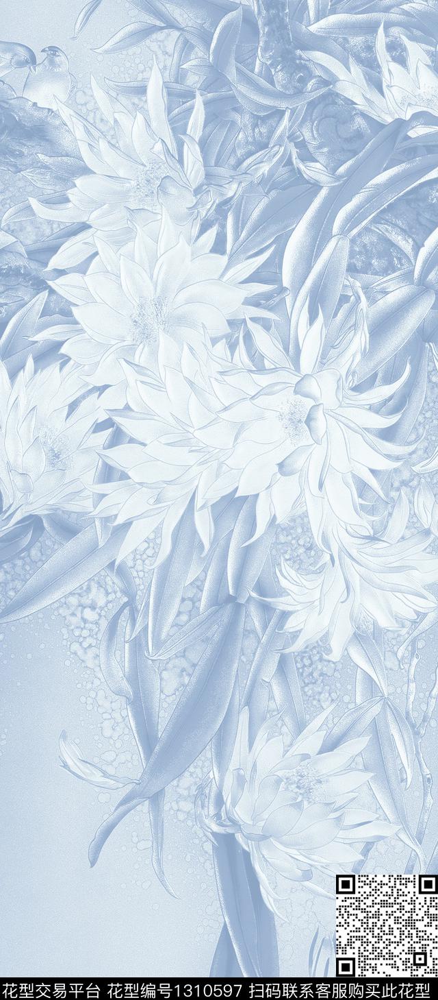 国画数码印花华亿平台下载（图片编号: 1310597） - 瓦栏（Walan）