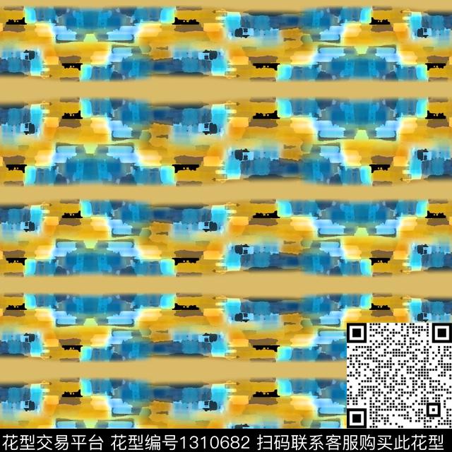 几何抽象条纹图案数码印花华亿平台下载（图片编号: 1310682） - 瓦栏（Walan）
