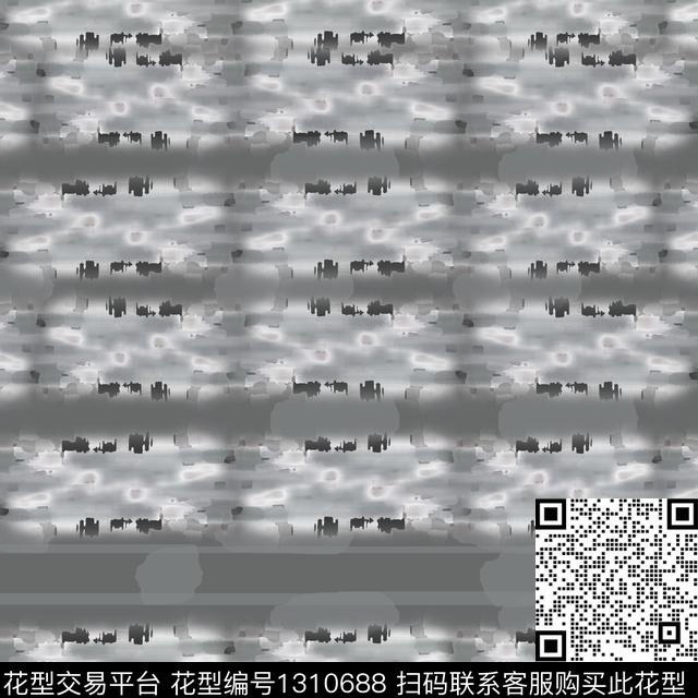 抽象条纹图案男装休闲花卉数码印花华亿平台下载（图片编号: 1310688） - 瓦栏（Walan）